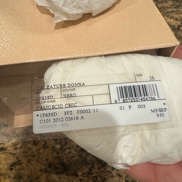 Prada ballet flat shoes Sz 39 USA Sz 9 - Picture 6 of 11